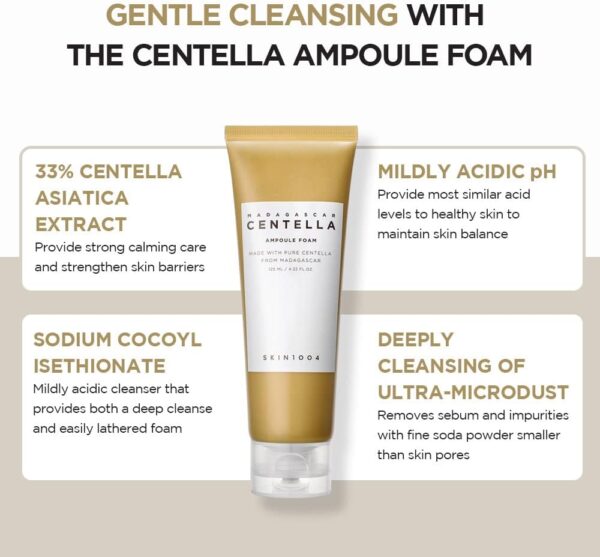 Madagascar Centella Ampoule Foam 125ml Foam Cleanser