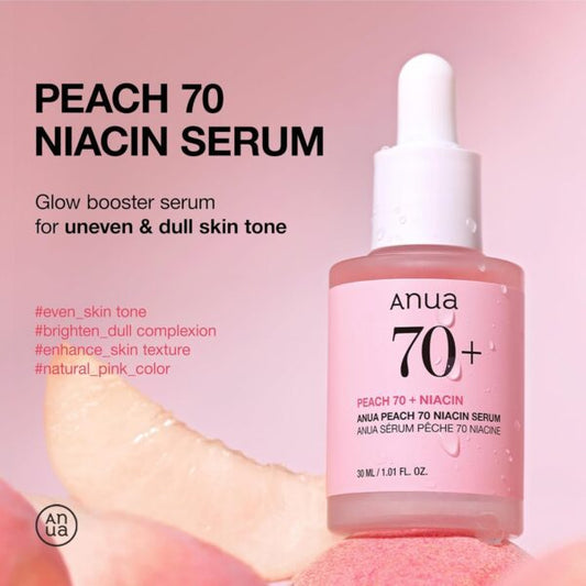 ANUA Peach 70 Niacinamide Serum, 30ml