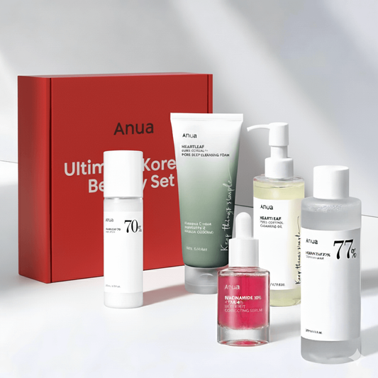 Anua Korean Glass Skin Routine Set