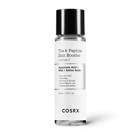 COSRX Mini-Sized 6X Peptide Collagen Booster Toner Serum 1 Fl Oz, Niacinamide & Hyaluronic Acid, Facial Serum, Travel Essentials, Korean Skin Care