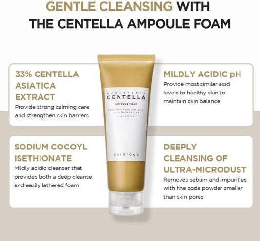 Madagascar Centella Ampoule Foam 125ml Foam Cleanser