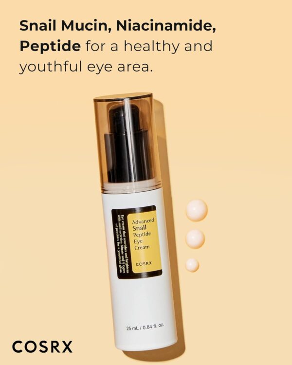 Advanced Snail Peptide Eye Cream Korean Skincare 25ml