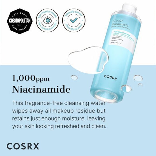 Low pH Niacinamide Micellar Cleansing Water