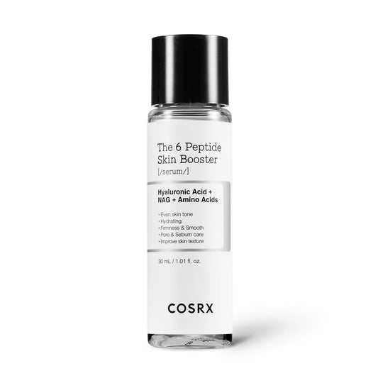COSRX Mini-Sized 6X Peptide Collagen Booster Toner Serum 1 Fl Oz, Niacinamide & Hyaluronic Acid, Facial Serum, Travel Essentials, Korean Skin Care